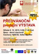 PŘEDVÁNOČNÍ PRODEJNÍ VÝSTAVA UŽIVATELŮ NESY