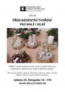 Před/adventní tvoření pro malé i velké